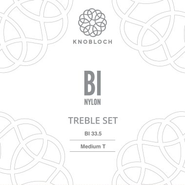 Knobloch Bio-Nylon BI 33.5 Medium Tension, Treble Set