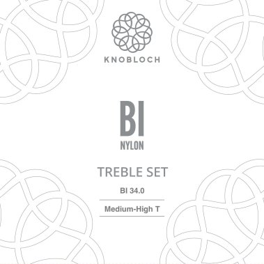 Knobloch Bio-Nylon BI 34.0 Medium-High Tension, Treble Set