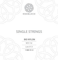 Knobloch Bio-Nylon E1 BIO 31.5 Low Tension, Single String