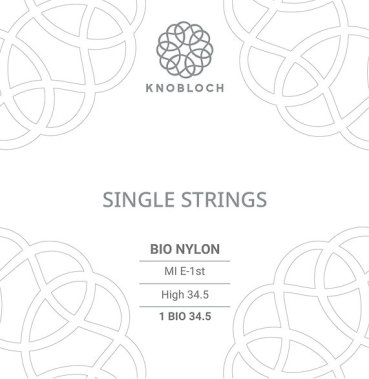 Knobloch Bio-Nylon E1 BIO 34.5 High Tension, Single String