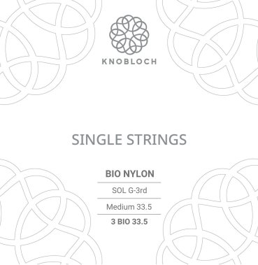 Knobloch Bio-Nylon G3 BIO 33.5 Medium Tension, Single String
