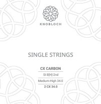 Knobloch CX Carbon 2nd B Medium-High Tension, single string