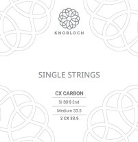Knobloch CX Carbon 2nd B Medium Tension, single string