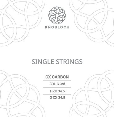 Knobloch CX Carbon 3rd G High Tension, single string