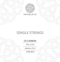 Knobloch CX Carbon 3rd G Medium Tension, single string