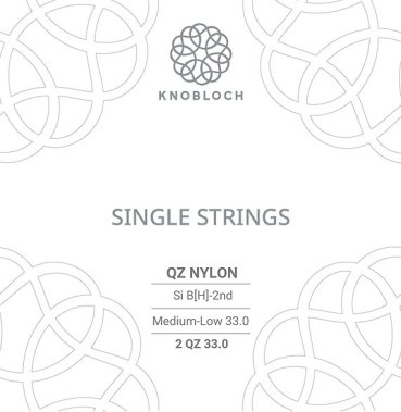 Knobloch QZ Nylon 2 QZ 33.0 Medium-Low Tension, Single String