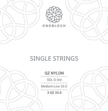Knobloch QZ Nylon 3 QZ 33.0 Medium-Low Tension, Single String
