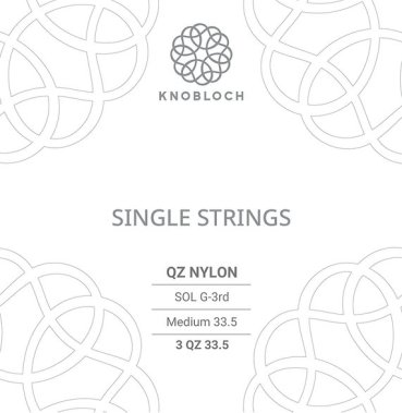 Knobloch QZ Nylon 3 QZ 33.5 Medium Tension, Single String
