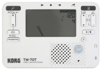 Korg TM-70 Tuner & Metronome, white