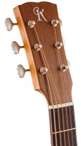 Kremona M25ME Solid Mahogany Top Acoustic Guitar w/ Hardcase & Pickup