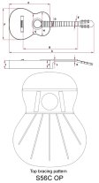 Kremona S56C OP Soloist Solid Cedar Top 5/8 Classical Guitar & Gig Bag