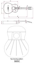Kremona S65C Soloist Solid Cedar Top Classical Guitar With Gig Bag