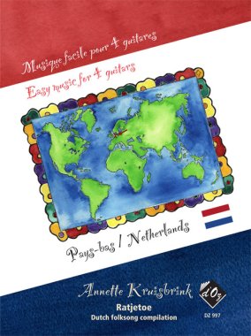 Kruisbrink | Musique Facile Pour 4 Guitares - Pays-Bas (Ratjetoe) for 4 guitars