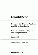 Krzysztof | Concerto for Guitar Op. 115 for guitar and piano reduction