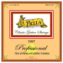 La Bella 10MT Ten String Yepes/Modern Tuning Guitar Strings, Full Set