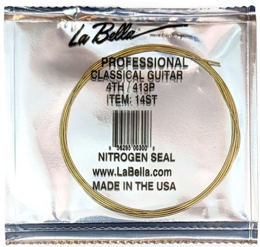 La Bella 14ST - 4th string (D) medium tension .029
