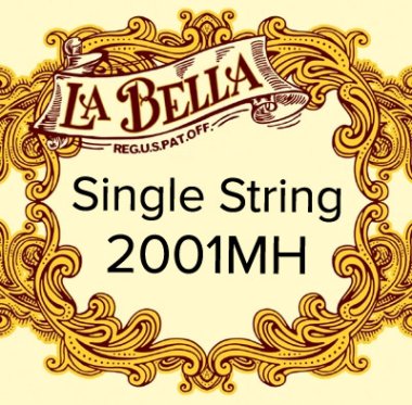 La Bella 2001 Classical 2001MH 1st string (e) medium hard tension .029