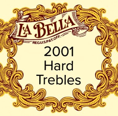 La Bella 2001 Classical HT Classical Guitar Strings, Treble Set