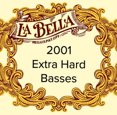 La Bella 2001 Classical XHT Classical Guitar Strings, Bass Set