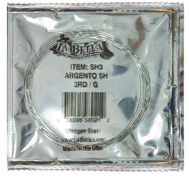 La Bella 202 Nylon HT Hard Tension 3rd g, Single String
