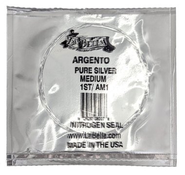 La Bella 202 Nylon MT Medium Tension 1st e, Single String