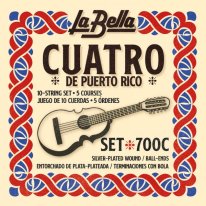 La Bella 700C Cuatro de Puerto Rico, 10-String set
