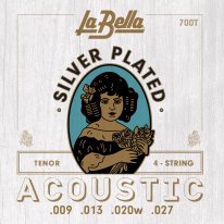 La Bella 700T Acoustic Silver Plated Tenor Guitar Strings