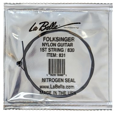 La Bella 831 Folk Singer - 1st string (e) ball end
