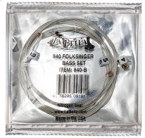 La Bella 840 Folk Singer Ball-End Classical Guitar Strings, Bass Set