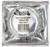 La Bella 840 Folk Singer Ball-End Classical Guitar Strings, Treble Set