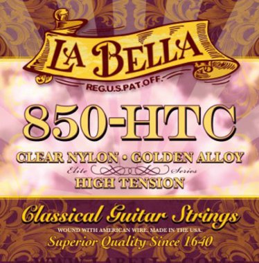 La Bella 850-HTC Elite Classical HT Guitar Strings, Full Set