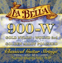 La Bella 900W Golden Superior MHT Classcal Guitar Strings, Full Set La Bella 900W Golden Superior MHT Classcal Guitar Strings, Full Set