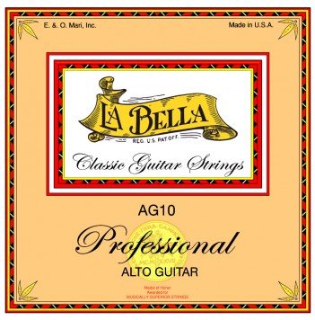 La Bella AG10 Alto Guitar Strings, Full Set