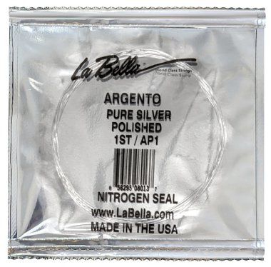 La Bella Argento Hand-Polished 202 Nylon MT 1st e, Single
