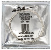 La Bella Argento Hand Polished E 6th, Single String