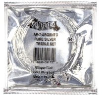 La Bella Argento Hand Polished Nylon 202 MT Guitar Strings, Treble set