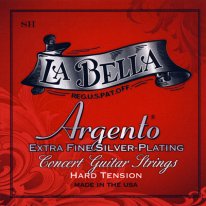 La Bella Argento SH Sterling HT Classical Guitar Strings, Bass Set