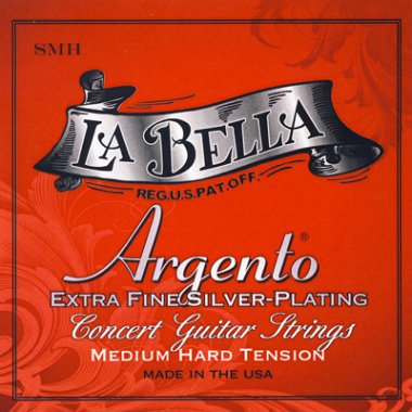 La Bella Argento SMH Nylon 202 Classical Guitar Strings, Treble Set