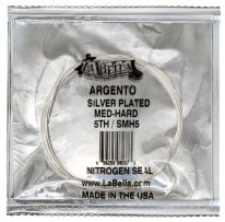 La Bella Argento SMH Silver Plated Medium Hard Tension A 5th String