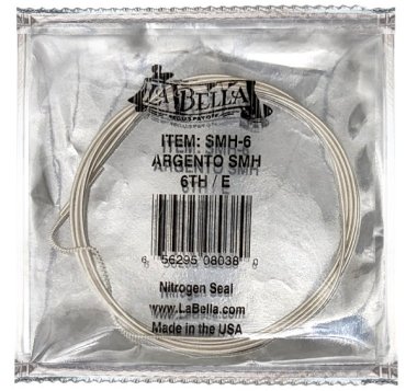 La Bella Argento SMH Silver Plated Medium Hard Tension E 6th String