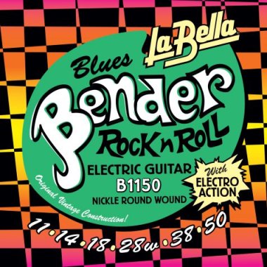 La Bella B1150 Lite Bender Electric Guitar Strings 11-50