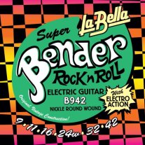 La Bella B942 Super Bender Electric Guitar Strings 9-42
