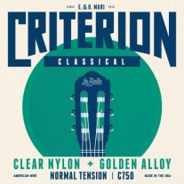 La Bella C750 Classical Guitar Strings Clear Nylon Trebles