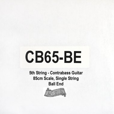 La Bella CB65 (5th String) Contrabass Guitar 85cm Scale, Single String