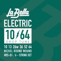 La Bella HRS-D1 Nickel Plated Steel, Drop Tune 10-64