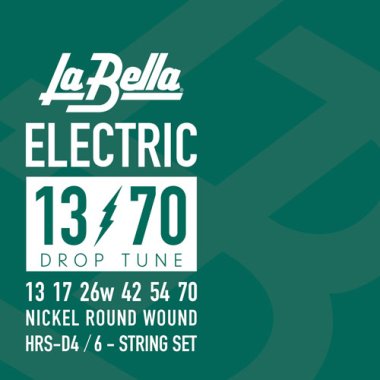 La Bella HRS-D4 Nickel Plated Steel, Drop Tune 13-70