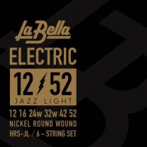 La Bella HRS-JL Nickel Plated Steel, Jazz Light 12-52
