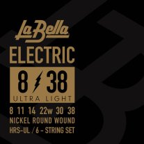 La Bella HRS-UL Nickel Plated Steel, Ultra Light 8-38