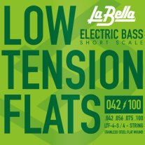 La Bella LTF-4A-S Low Tension Flexible Flats Short Scale Bass (42-100)