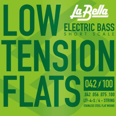 La Bella LTF-4A-S Low Tension Flexible Flats Short Scale Bass (42-100)